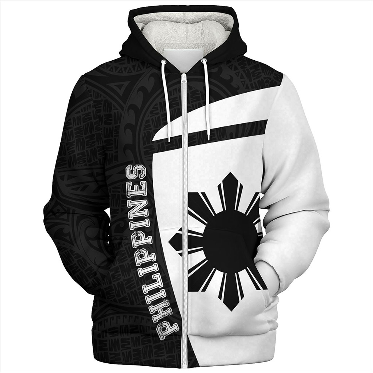 Philippines Filipinos Sherpa Hoodie Tribal Spring Style