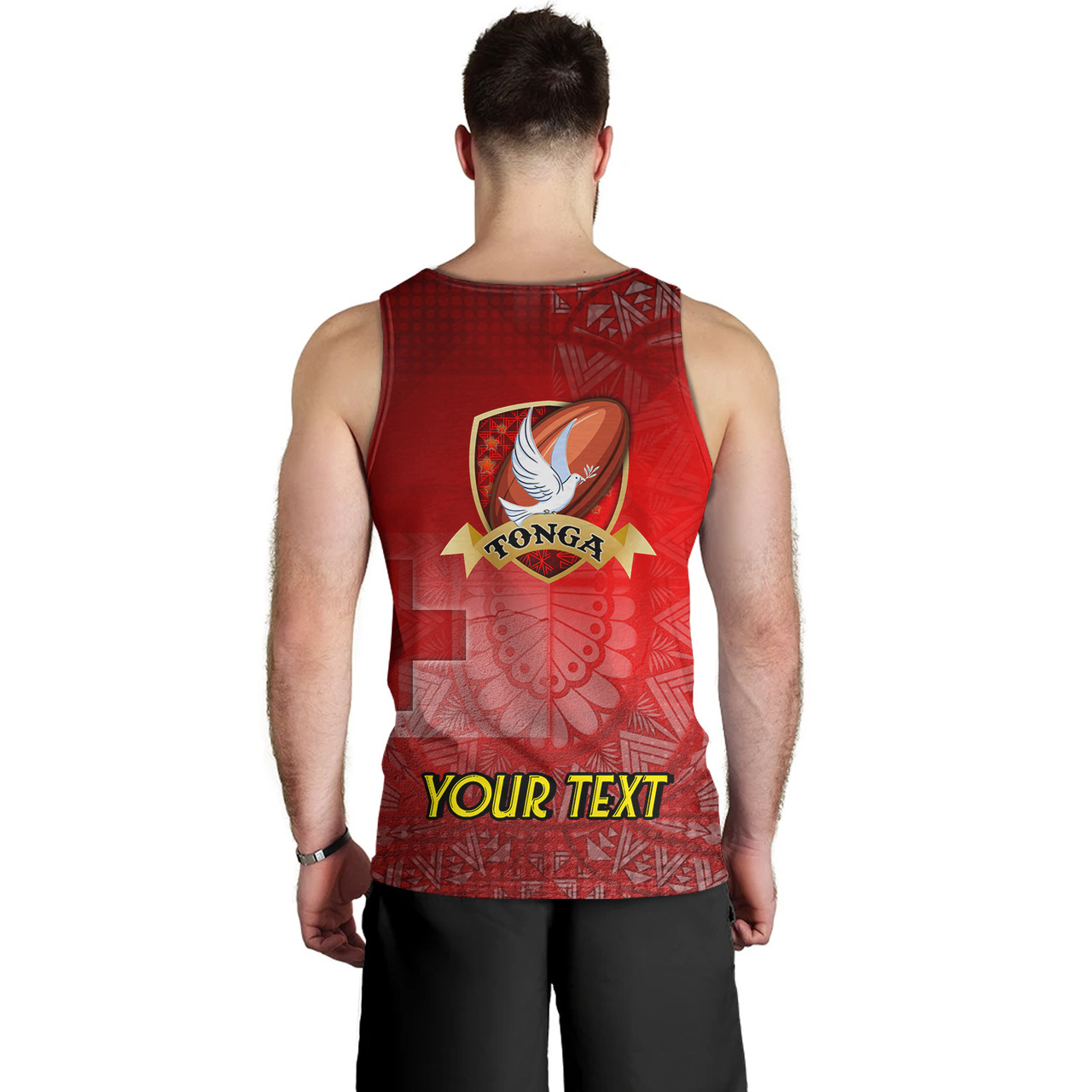 Tonga Custom Personalised Tank Top Tongan Flag Rugby Pride Style