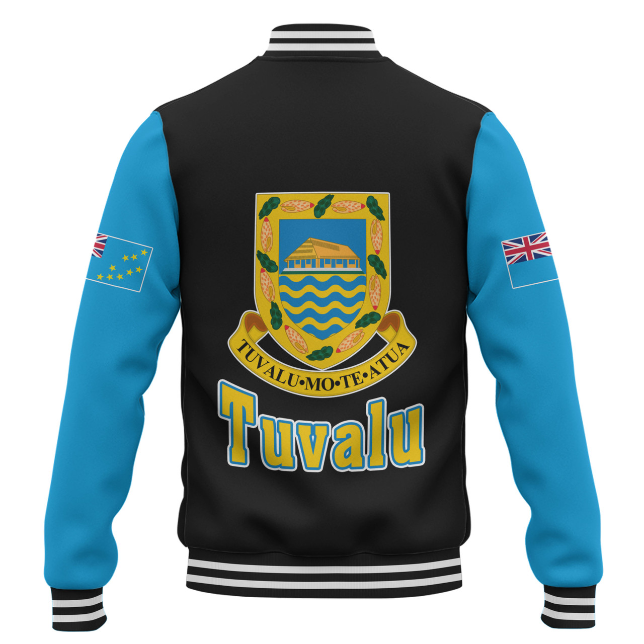 Tuvalu Baseball Jacket Letters Style