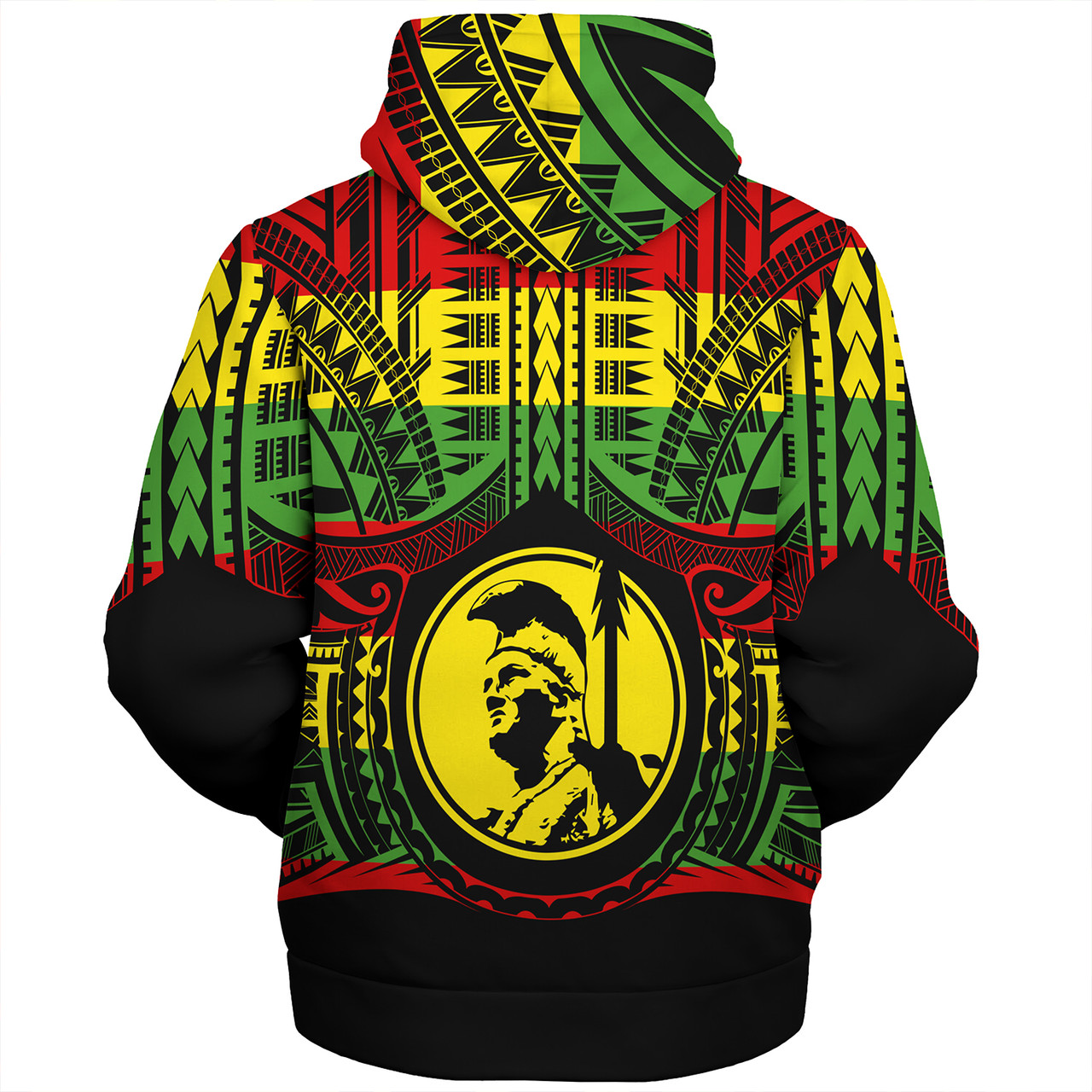 Hawaii Sherpa Hoodie King Kamekameha Hawaii