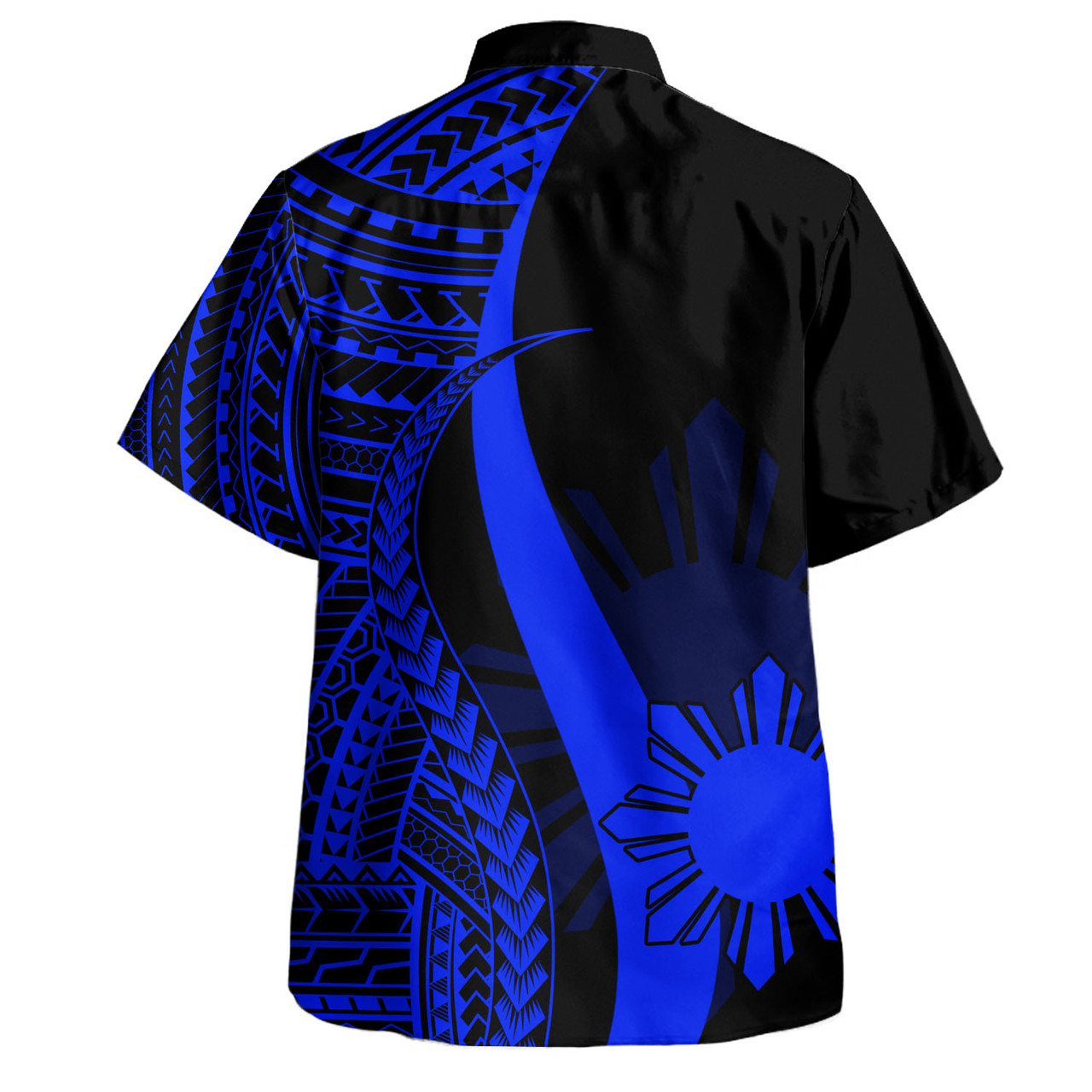 Philippines Filipinos Custom Personalised Hawaiian Shirt Polynesian Tentacle Tribal Pattern