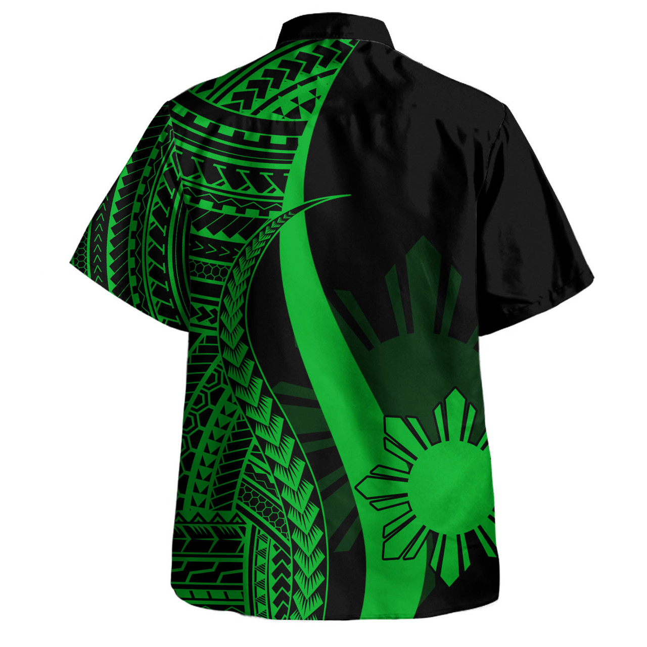 Philippines Filipinos Custom Personalised Hawaiian Shirt Polynesian Tentacle Tribal Pattern