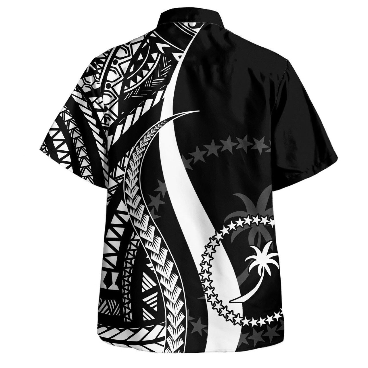 Chuuk Custom Personalised Hawaiian Shirt Micronesian Tentacle Tribal Pattern