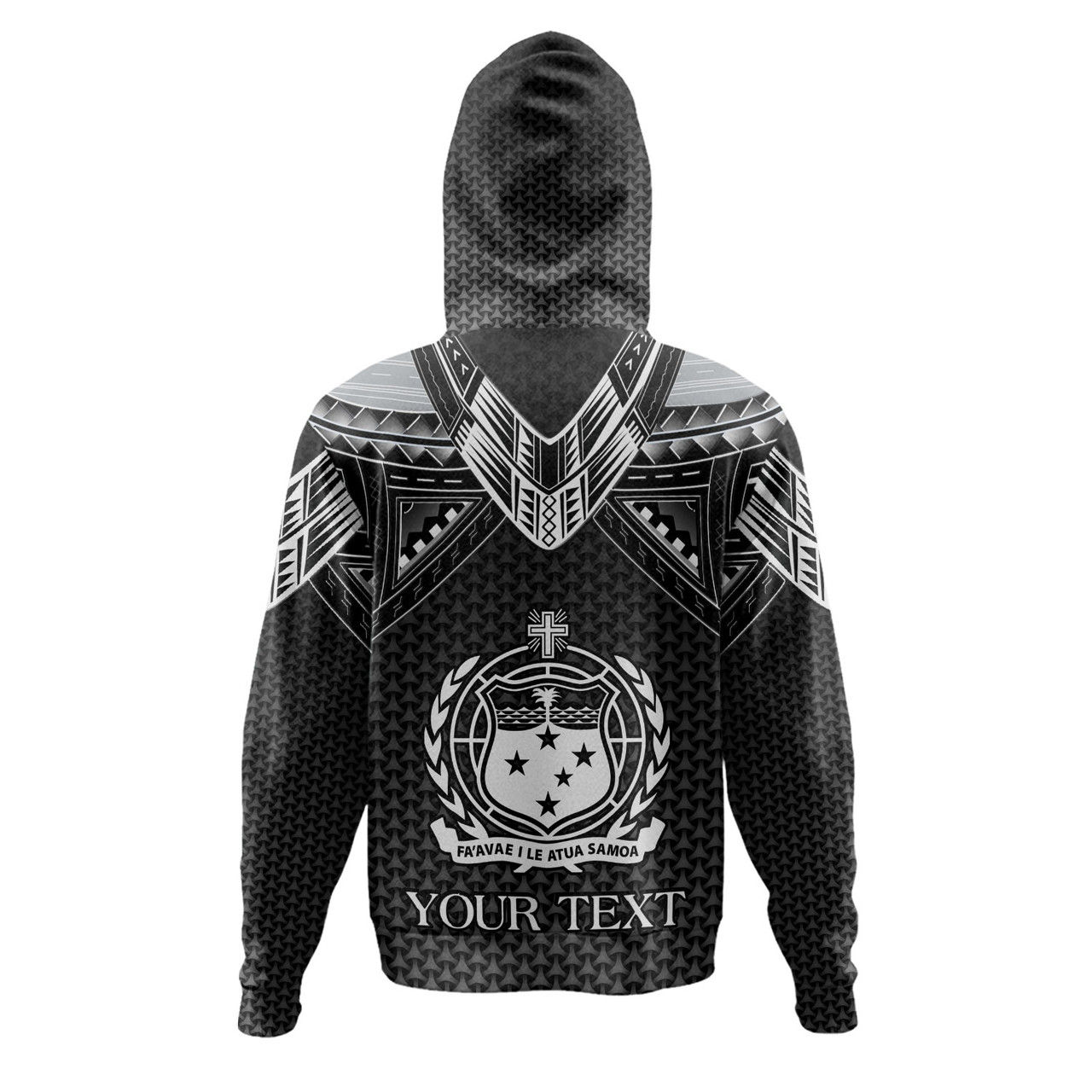 Samoa Custom Personalised  Hoodie Tribal Sun Traditional Patterns