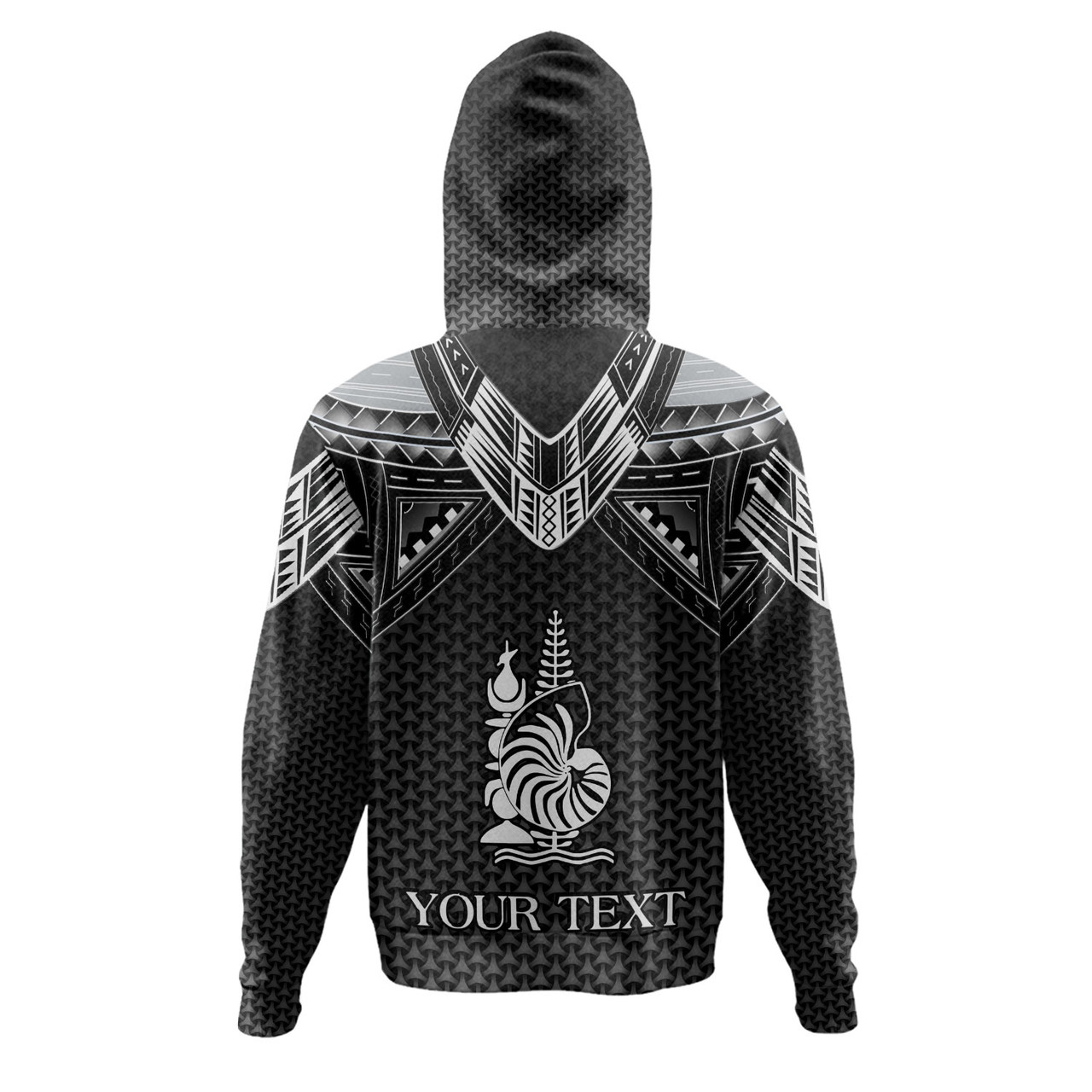 New Caledonia Custom Personalised Hoodie Tribal Sun Traditional Patterns