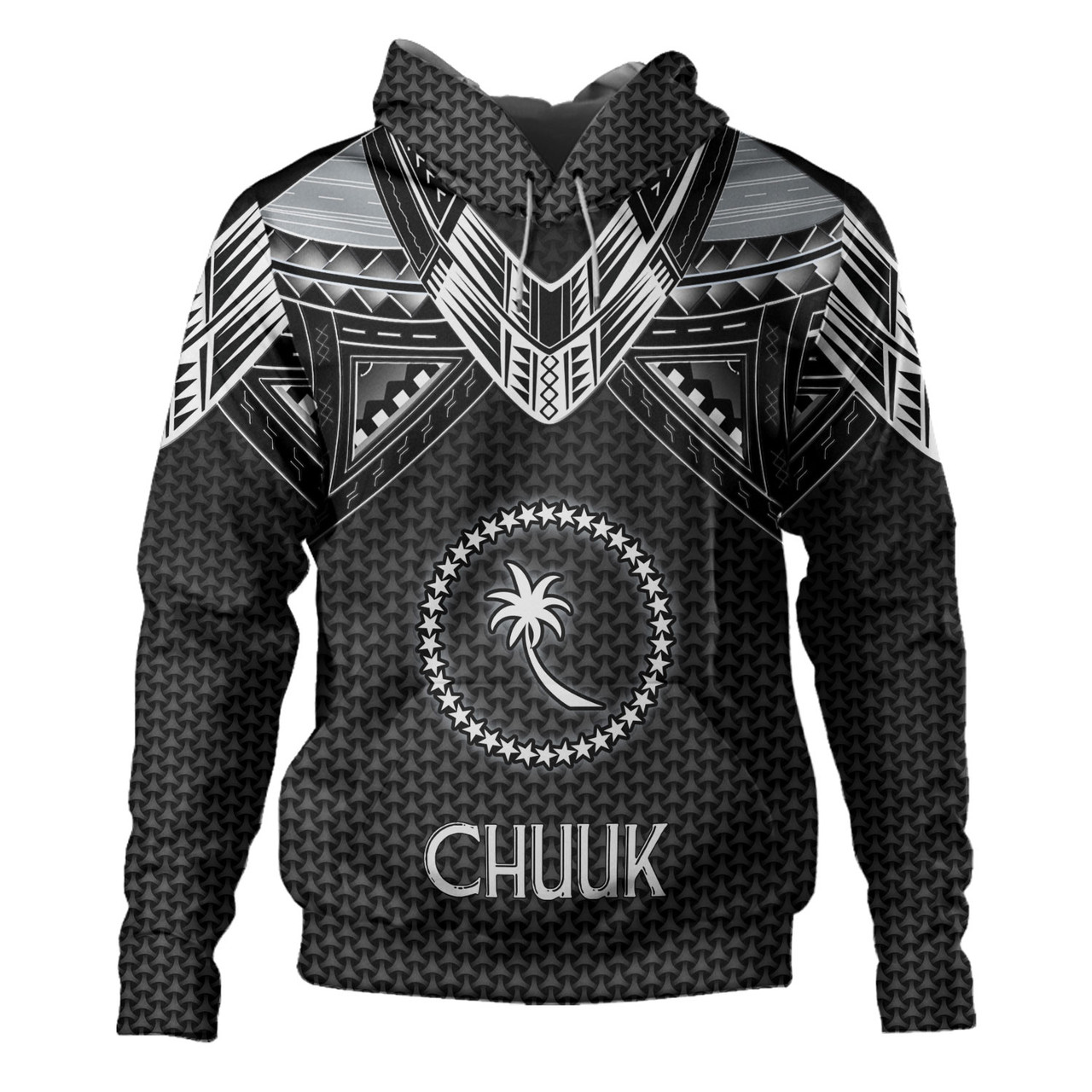 Chuuk State Custom Personalised Hoodie Tribal Sun Traditional Patterns