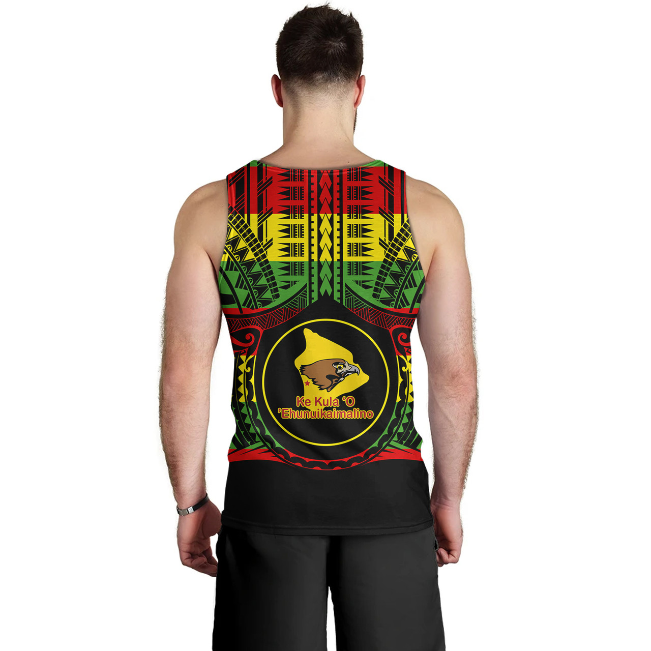 Hawaii Tank Top Ke Kula o Ehunuikaimalino Reggae Color Polynesian