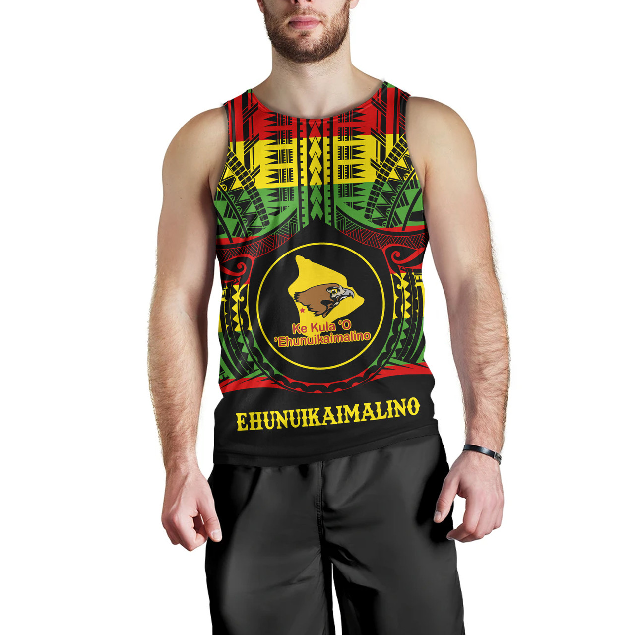 Hawaii Tank Top Ke Kula o Ehunuikaimalino Reggae Color Polynesian