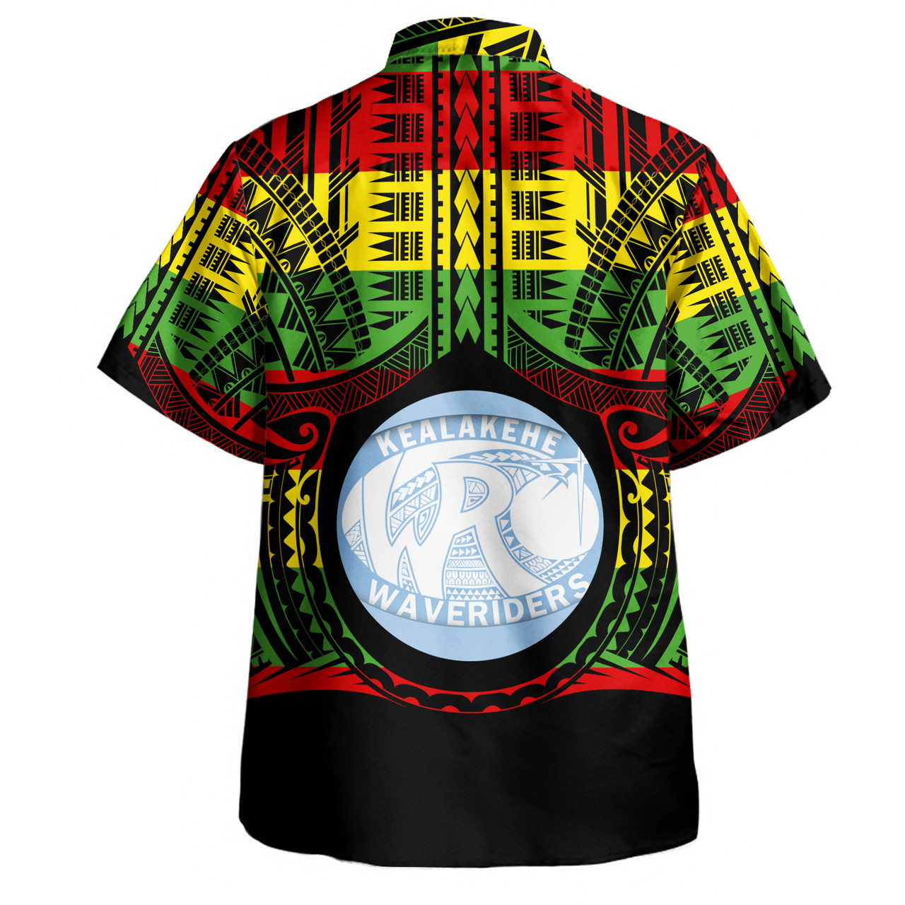 Hawaii Hawaiian Shirt Kealakehe High School Reggae Color Polynesian