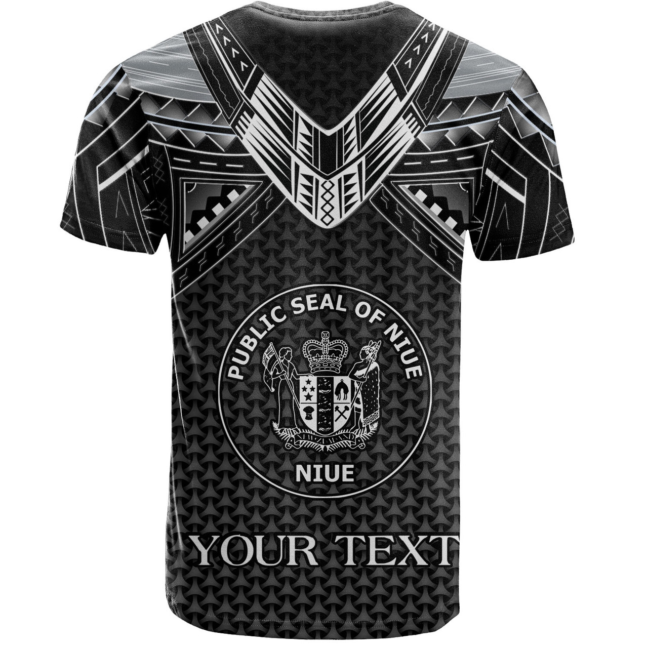 Niue Custom Personalised T-Shirt Tribal Sun Traditional Patterns