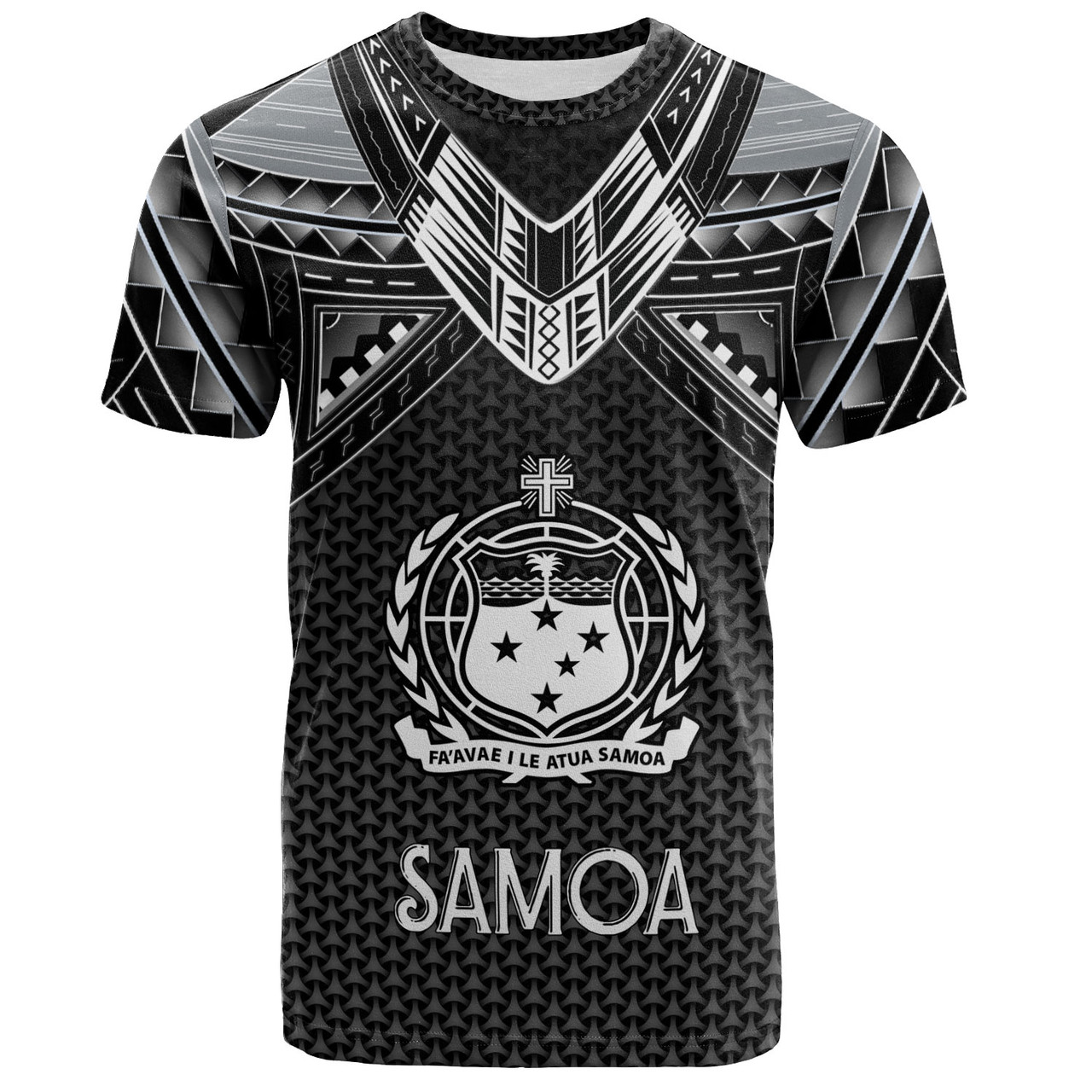 Samoa Custom Personalised T-Shirt Tribal Sun Traditional Patterns