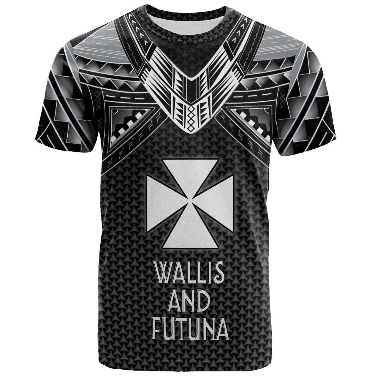 Wallis And Futuna Custom Personalised T-Shirt Tribal Sun Traditional Patterns