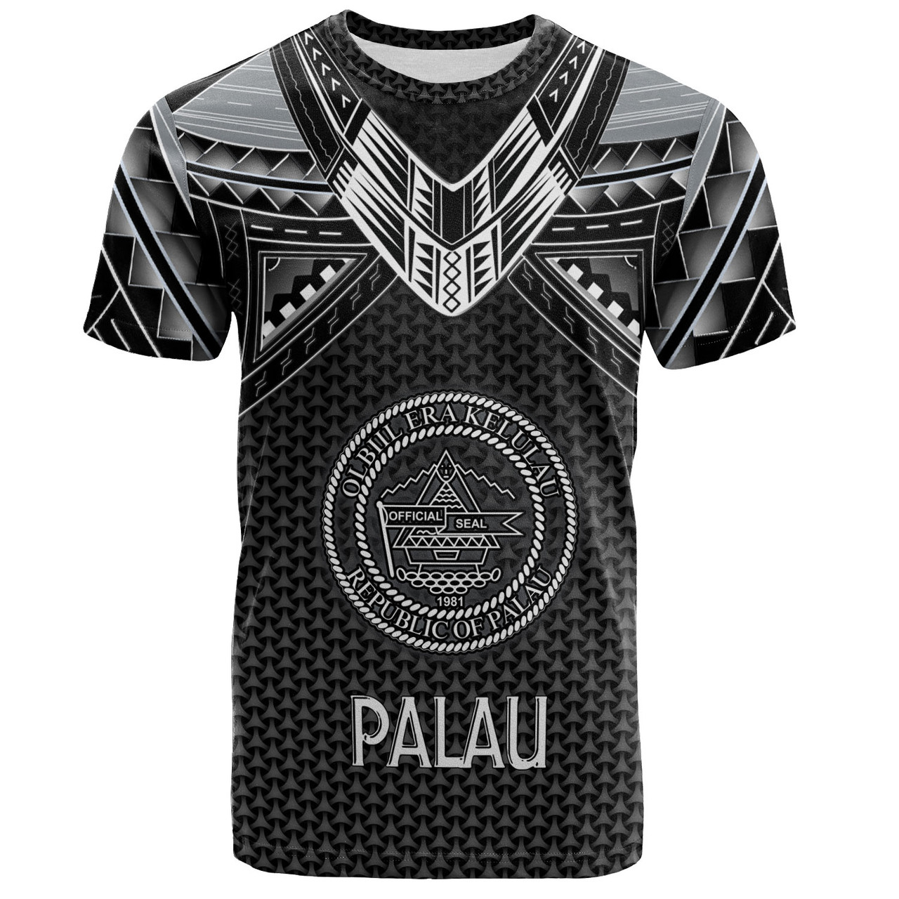 Palau Custom Personalised T-Shirt Polynesian Tribal Tattoo