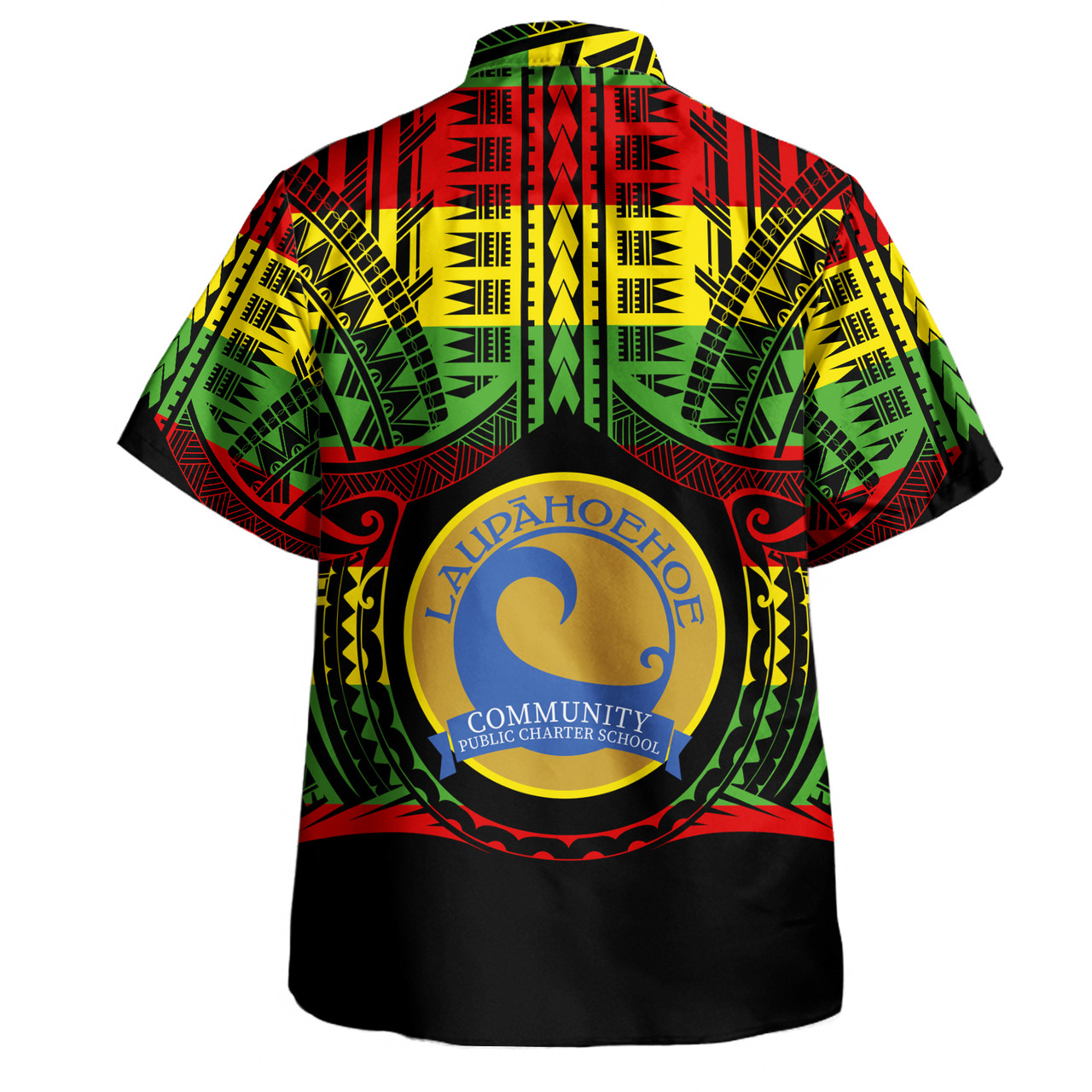 Hawaii Hawaiian Shirt Laupāhoehoe Community Public Charter School Reggae Color Polynesian
