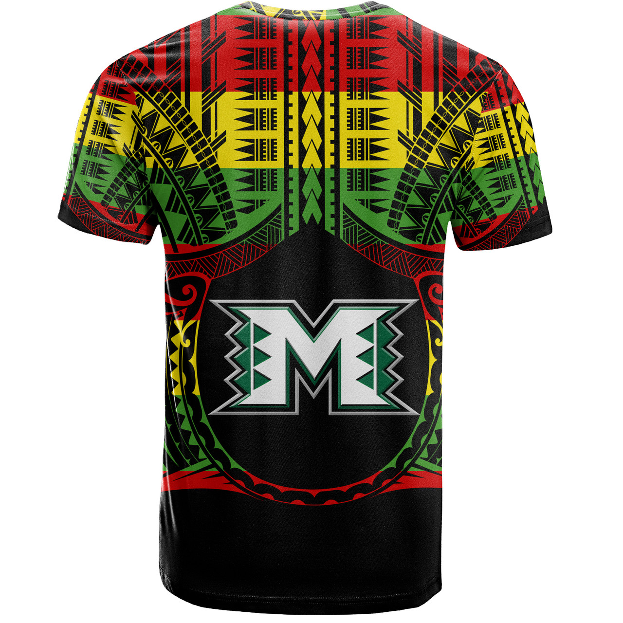 Hawaii T-Shirt Moloka'i High School Reggae Color Polynesian