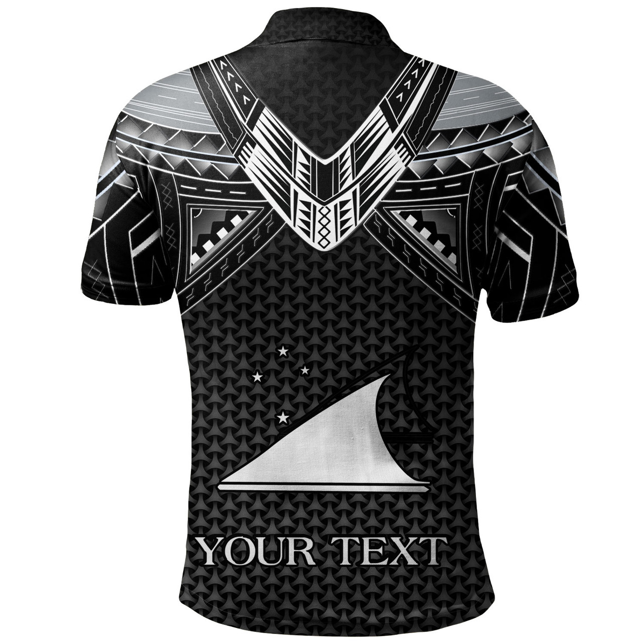 Tokelau Custom Personalised  Polo Shirt Polynesian Tribal Tattoo