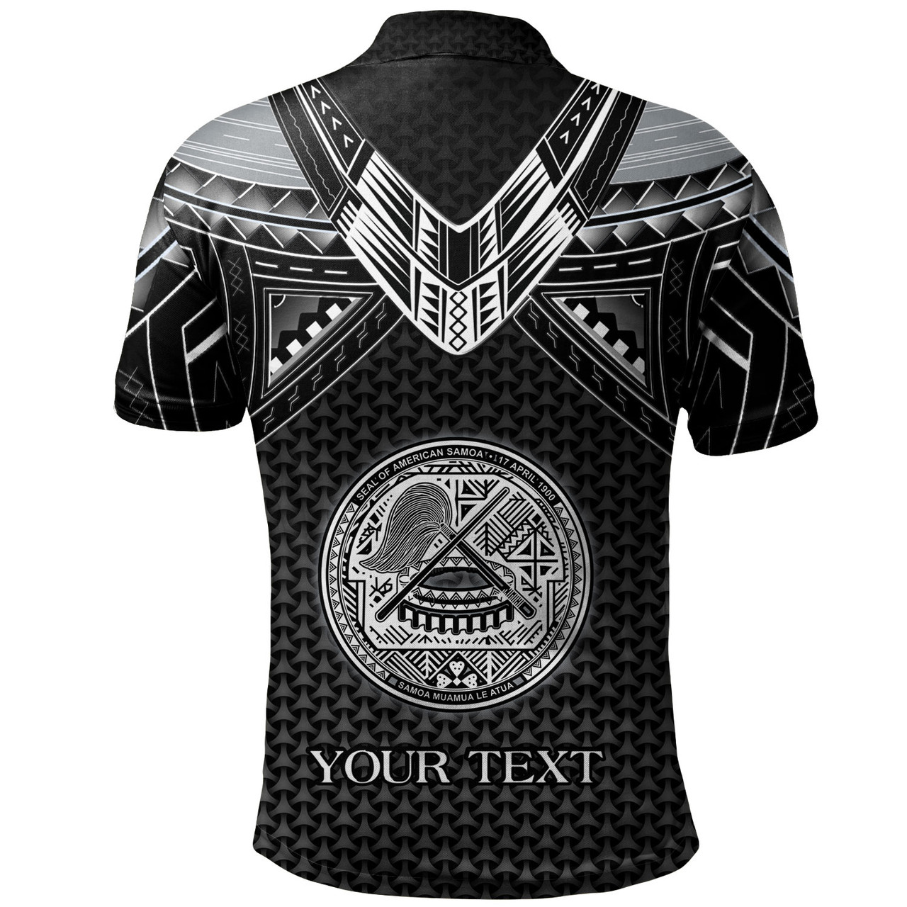 American SamoaCustom Personalised  Polo Shirt Polynesian Tribal Tattoo