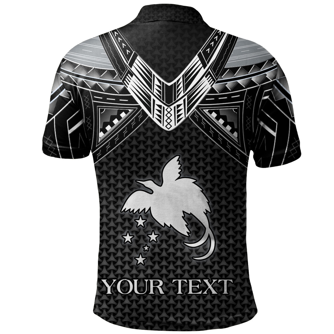 Papua New Guinea Custom Personalised Polo Shirt Polynesian Tribal Tattoo