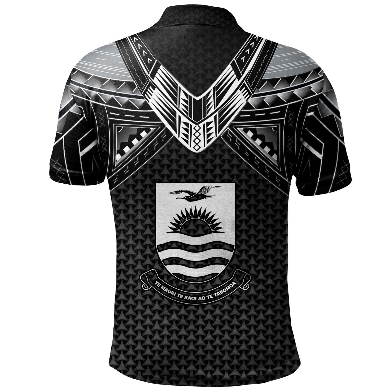 Kiribati Custom Personalised Polo Shirt Polynesian Tribal Tattoo