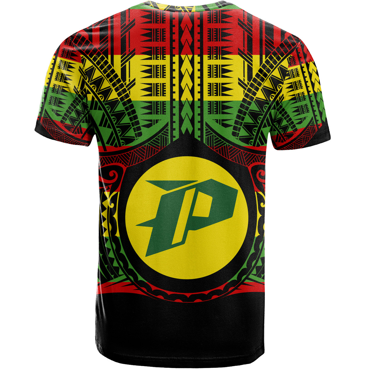 Hawaii T-Shirt Pāhoa High & Intermediate Shool Reggae Color Polynesian