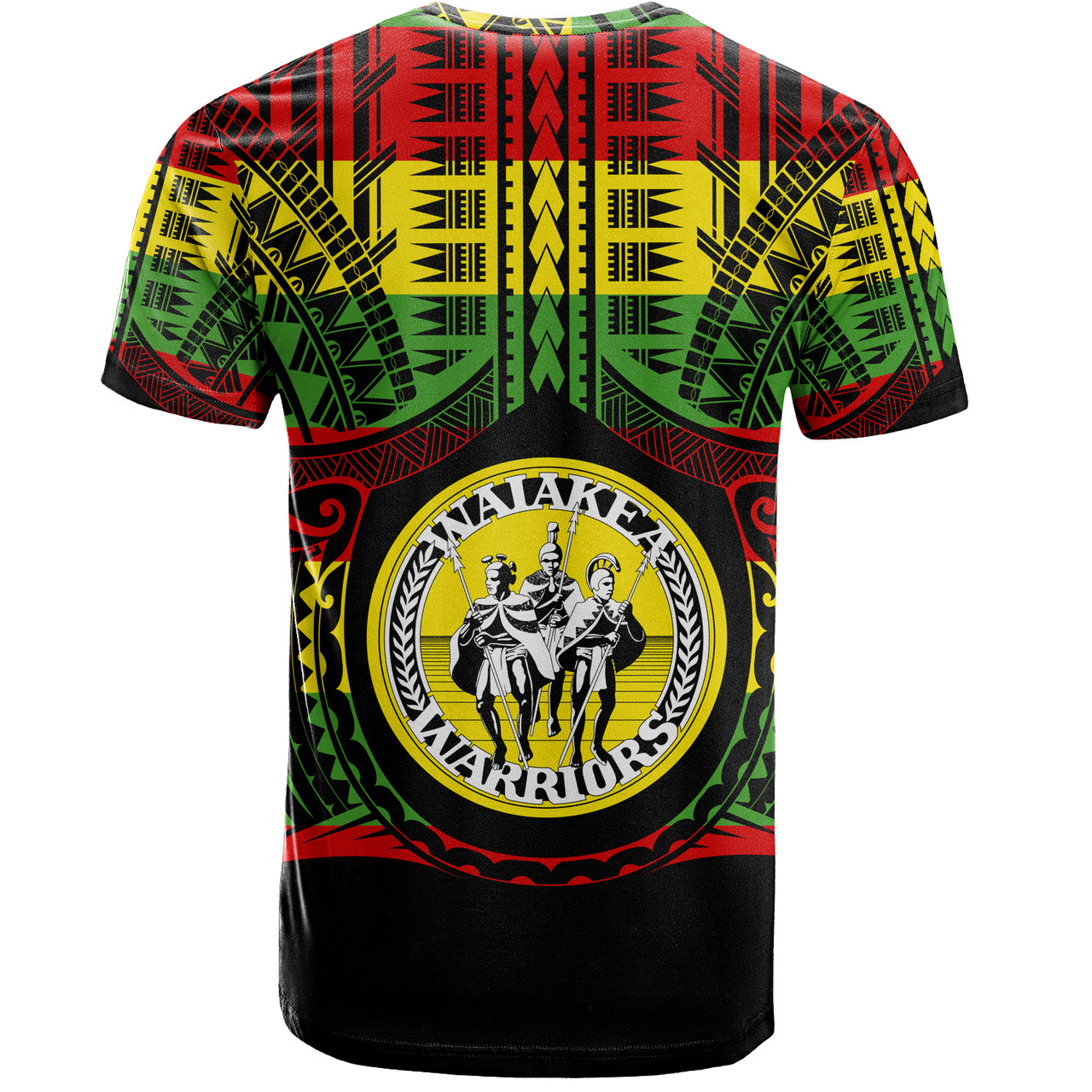 Hawaii T-Shirt Waiakea High School Reggae Color Polynesian