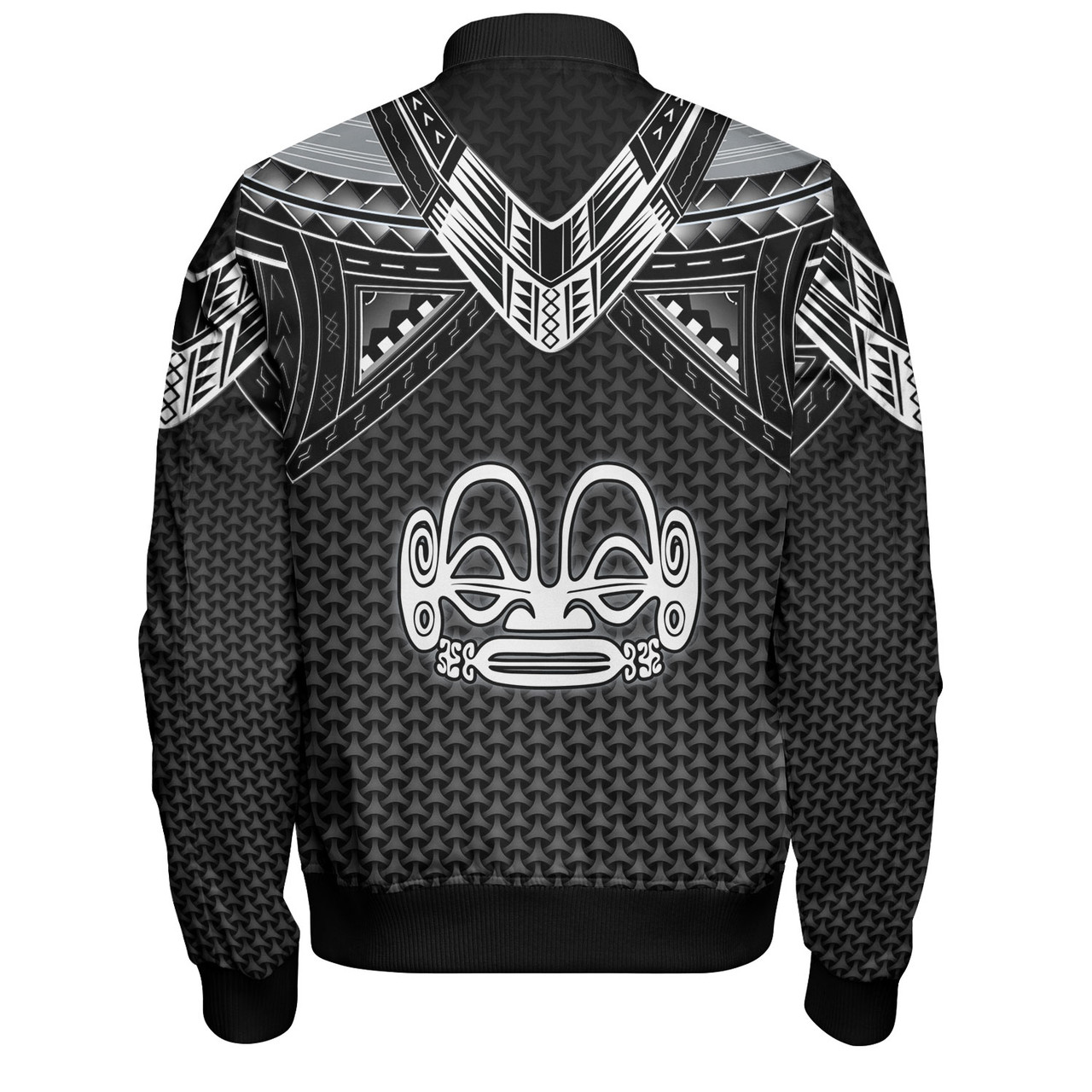 Marquesas Islands Custom Personalised Bomber Jacket Polynesian Tribal Tattoo