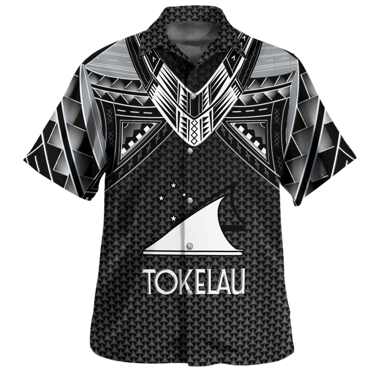 Tokelau Custom Personalised Hawaiian Shirt Polynesian Tribal Tattoo