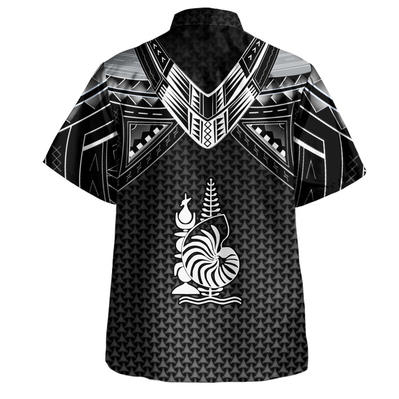 New Caledonia Custom Personalised Hawaiian Shirt Polynesian Tribal Tattoo