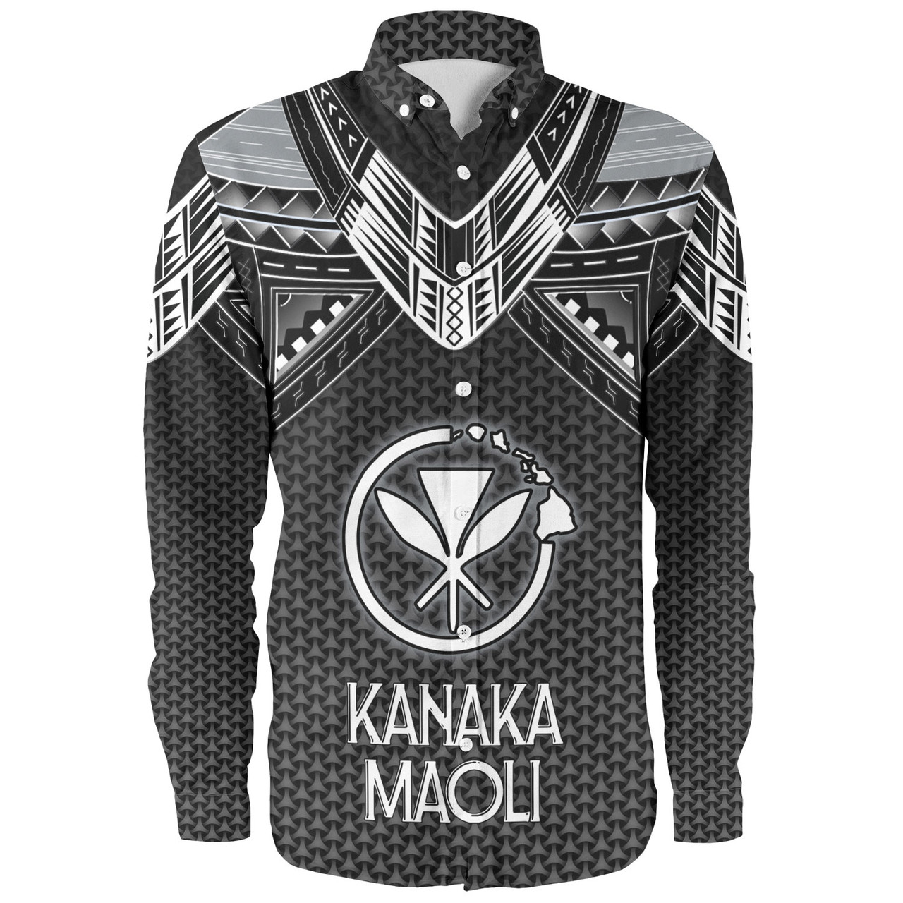 Hawaii Kanaka Maoli Custom Personalised Long Sleeve Shirt Polynesian Tribal Tattoo