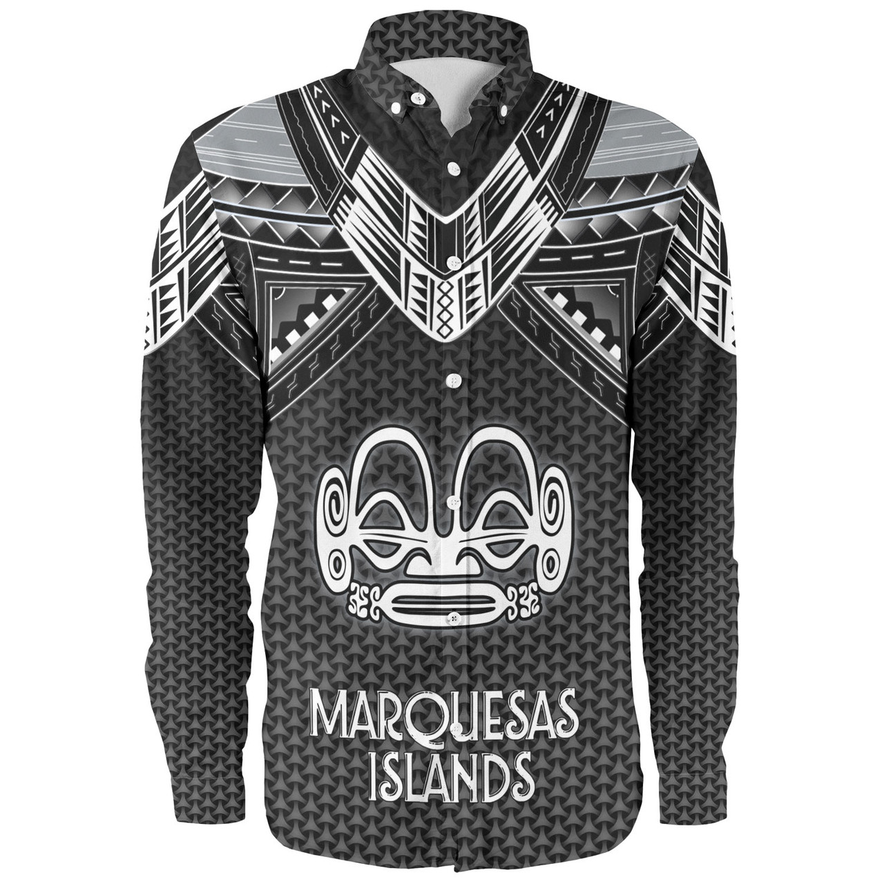 Marquesas Islands Custom Personalised Long Sleeve Shirt Polynesian Tribal Tattoo