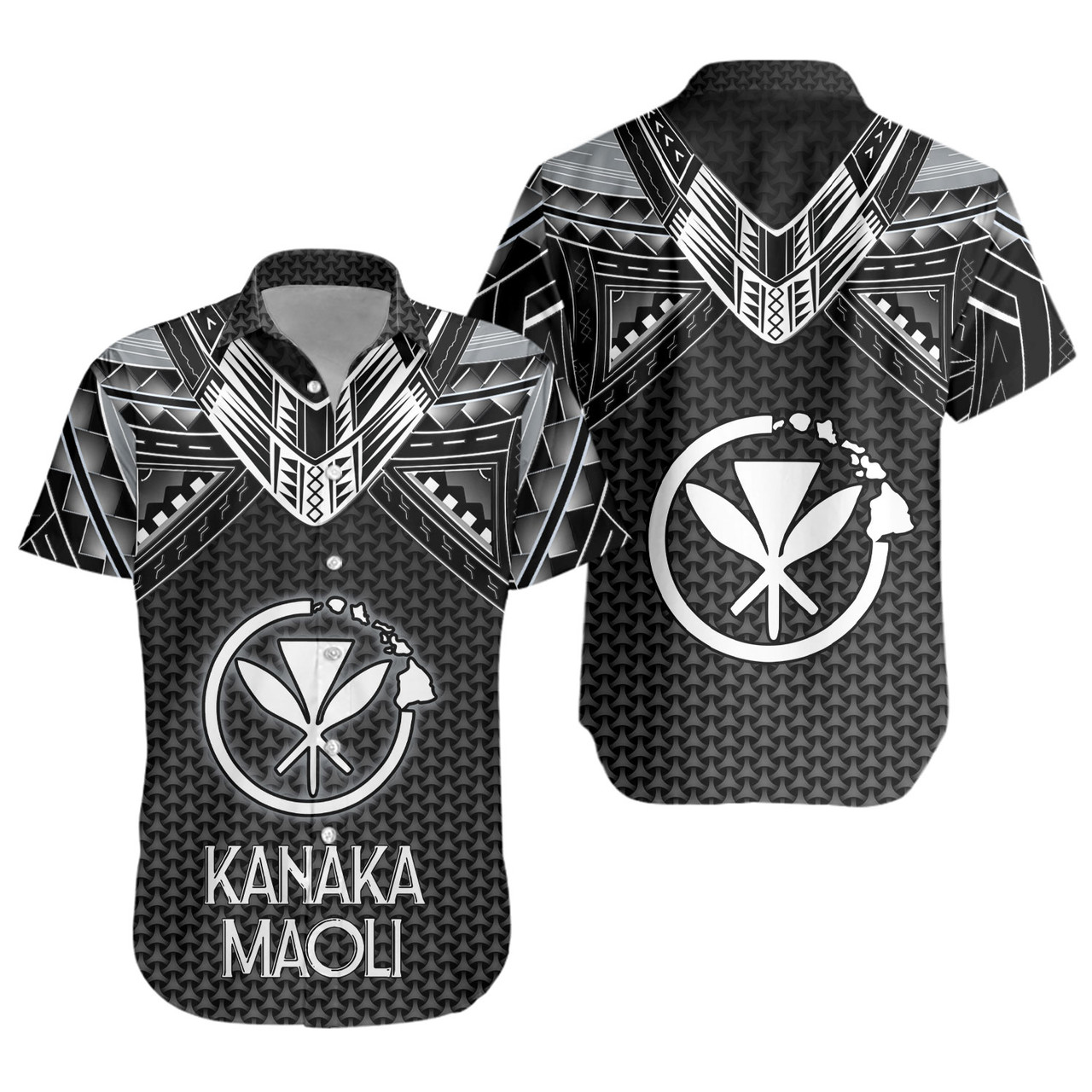 Hawaii Kanakamaoli Custom Personalised Short Sleeve Shirt Polynesian Tribal Tattoo