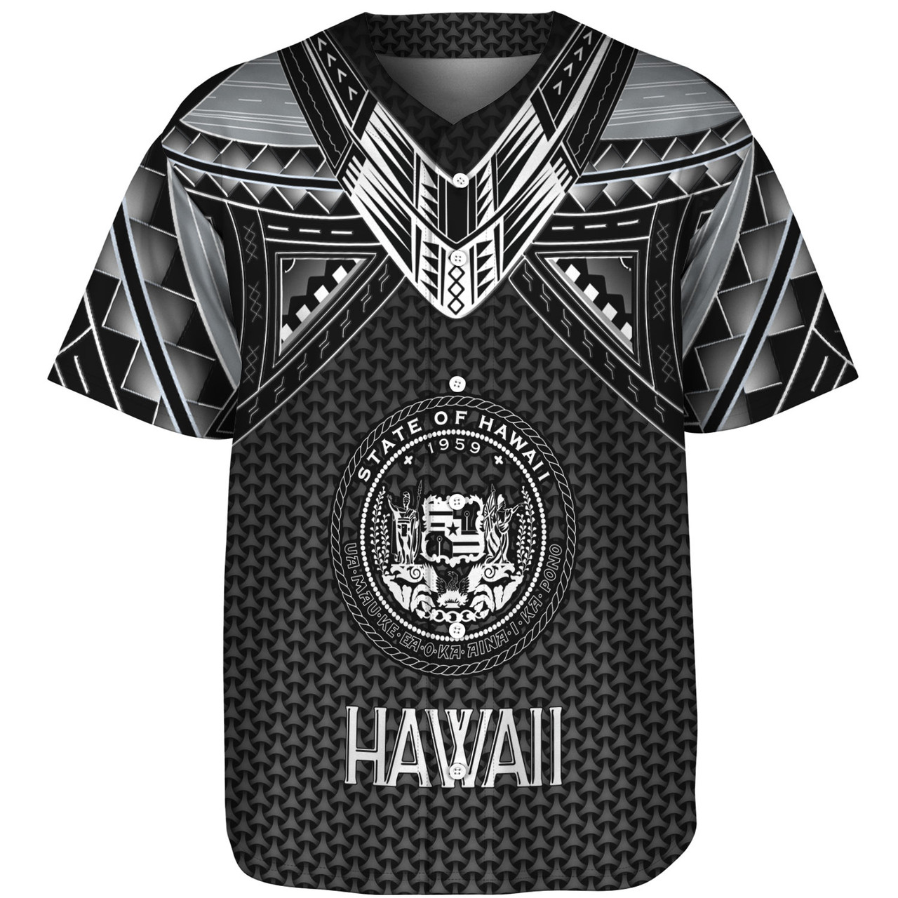 Hawaii Custom Personalised Baseball Shirt Polynesian Tribal Tattoo