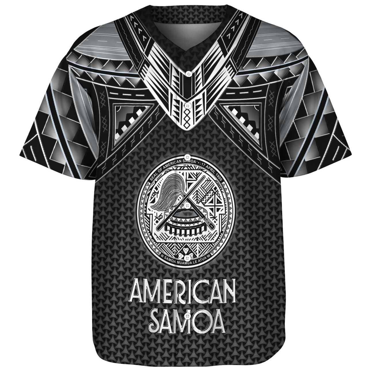 American Samoa Custom Personalised Baseball Shirt Polynesian Tribal Tattoo