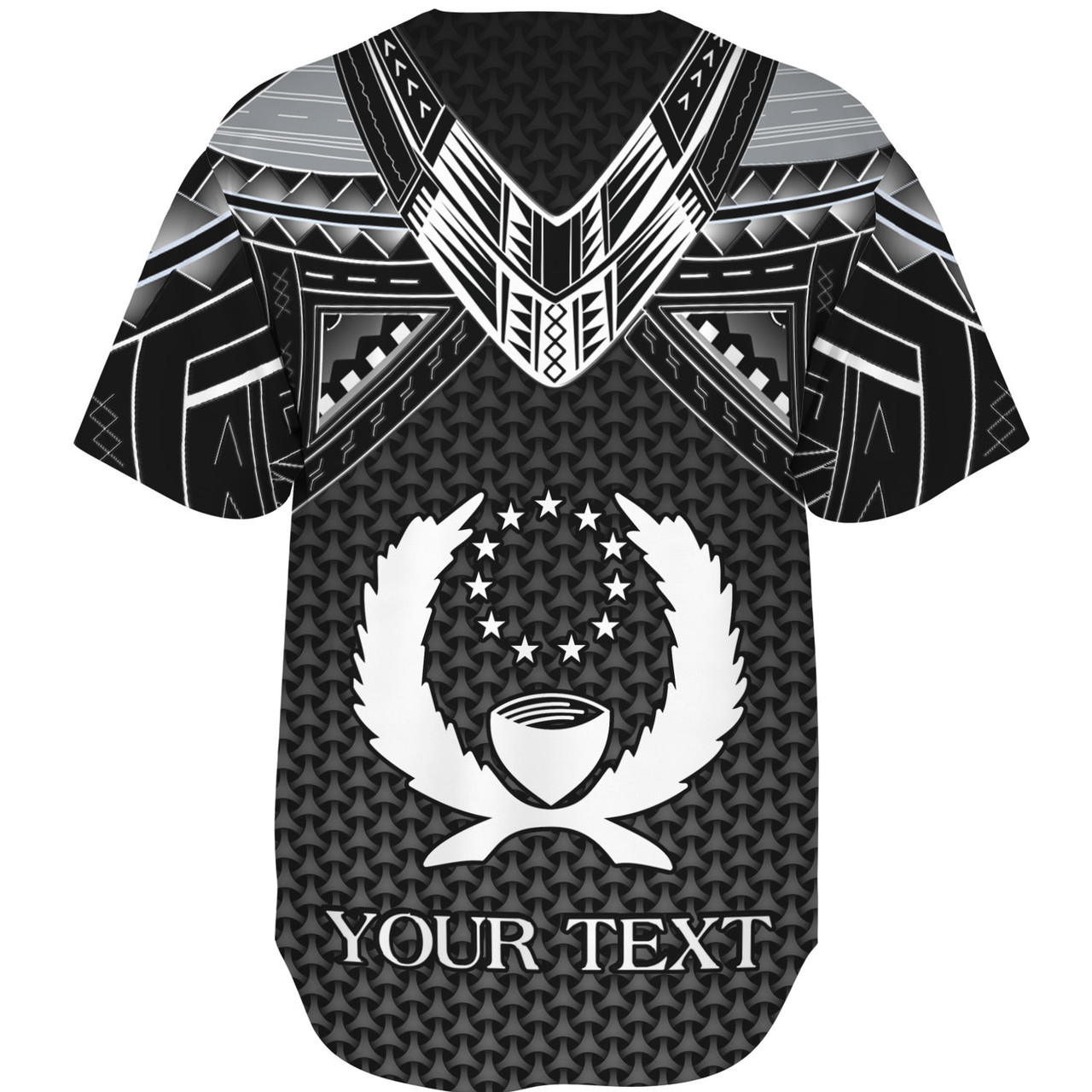 Pohnpei State Custom Personalised Baseball Shirt Polynesian Tribal Tattoo