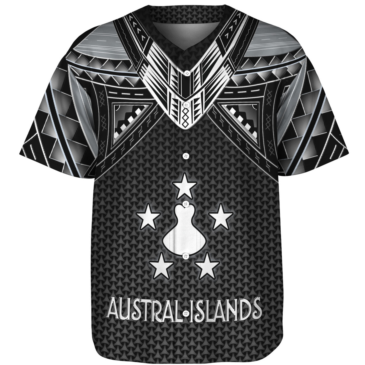 Austral Islands Custom Personalised Baseball Shirt Polynesian Tribal Tattoo