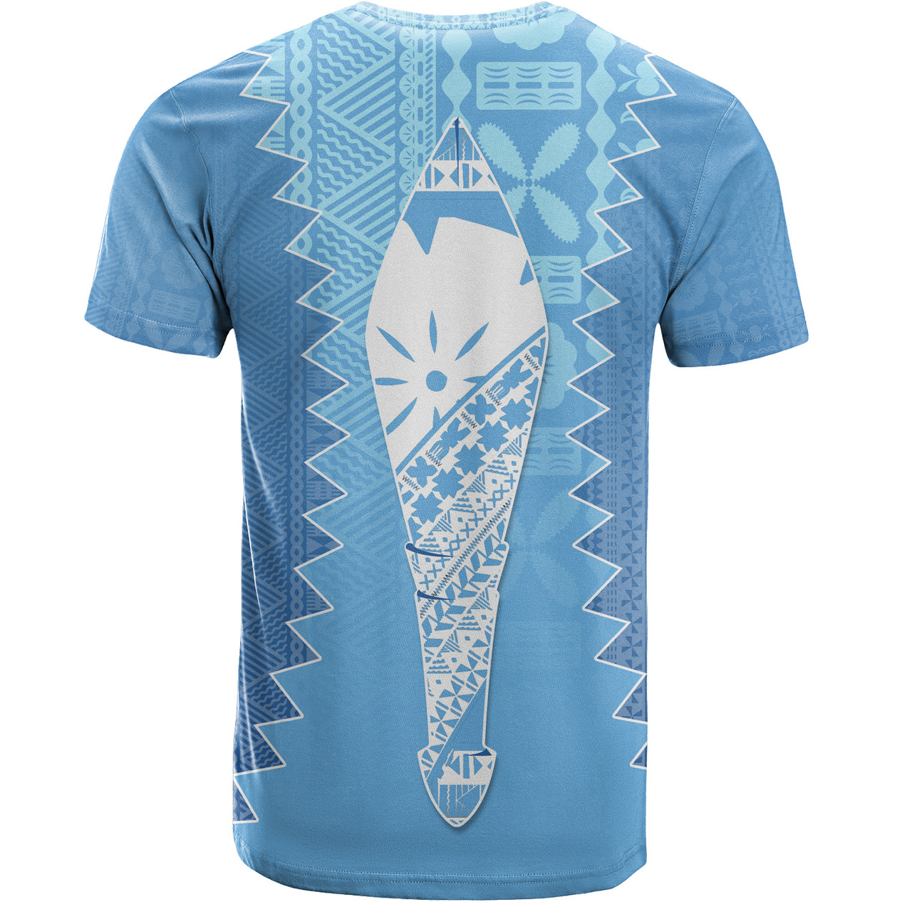 Fiji T-Shirt Boso Levu With Fijian War Club Polynesian