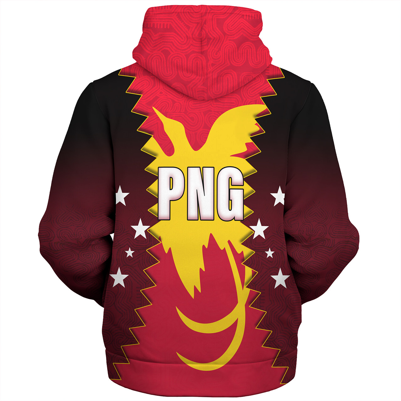 Papua New Guinea Sherpa Hoodie PNG Tokpisin Languge Polynesian