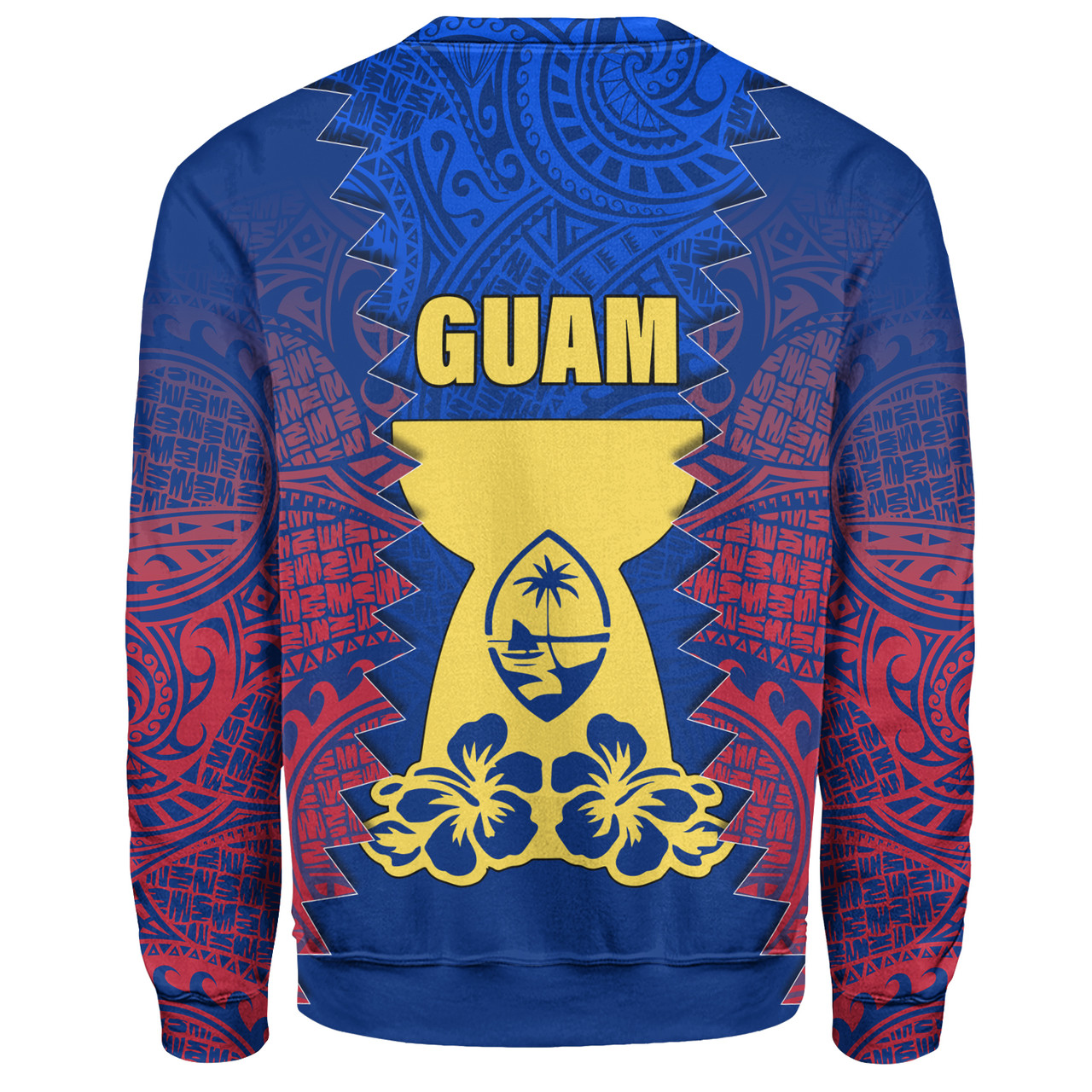 Guam Sweatshirt Metgot Chamorro Latte Stone Guam Polynesian