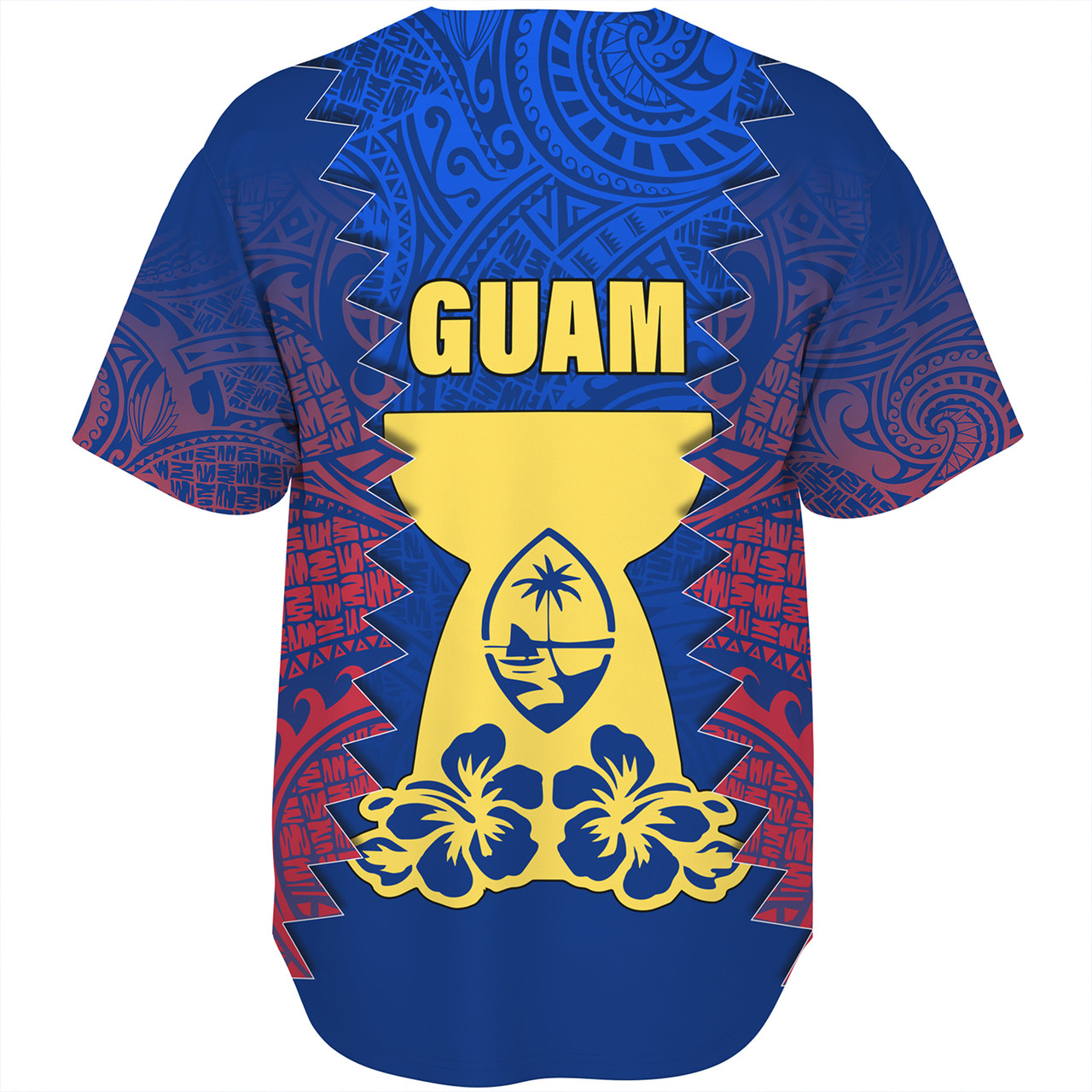 Guam Baseball Shirt Metgot Chamorro Latte Stone Guam Polynesian
