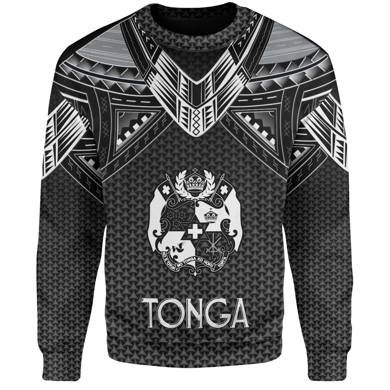 Tonga Custom Personalised Sweatshirt Polynesian Tribal Tattoo