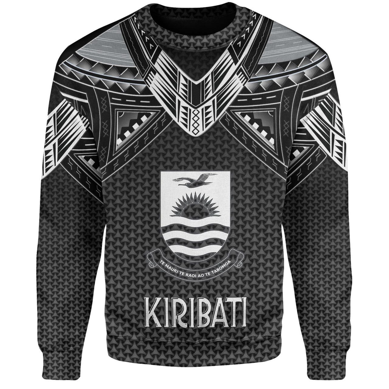 Kiribati Custom Personalised Sweatshirt Polynesian Tribal Tattoo