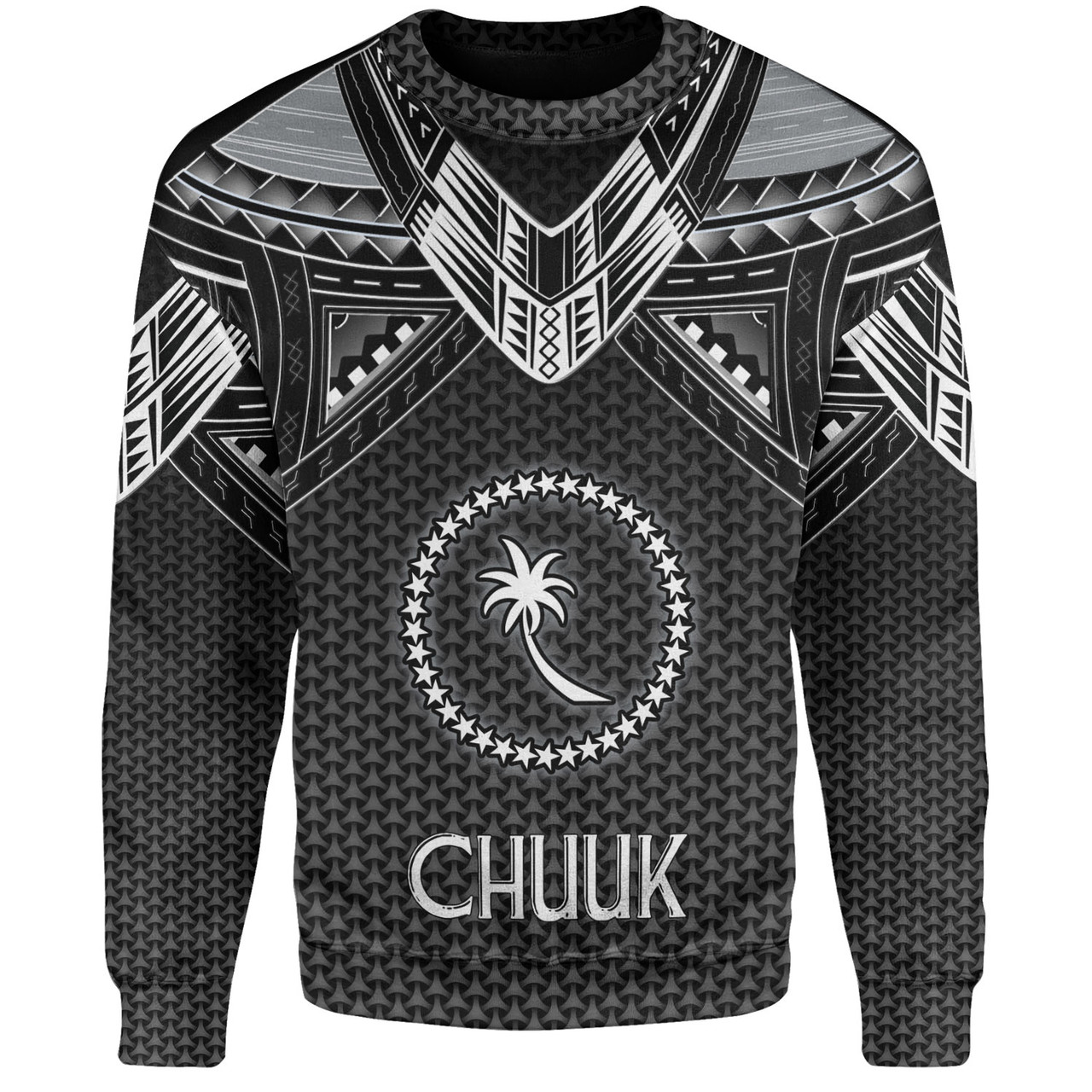 Chuuk State Custom Personalised Sweatshirt Polynesian Tribal Tattoo