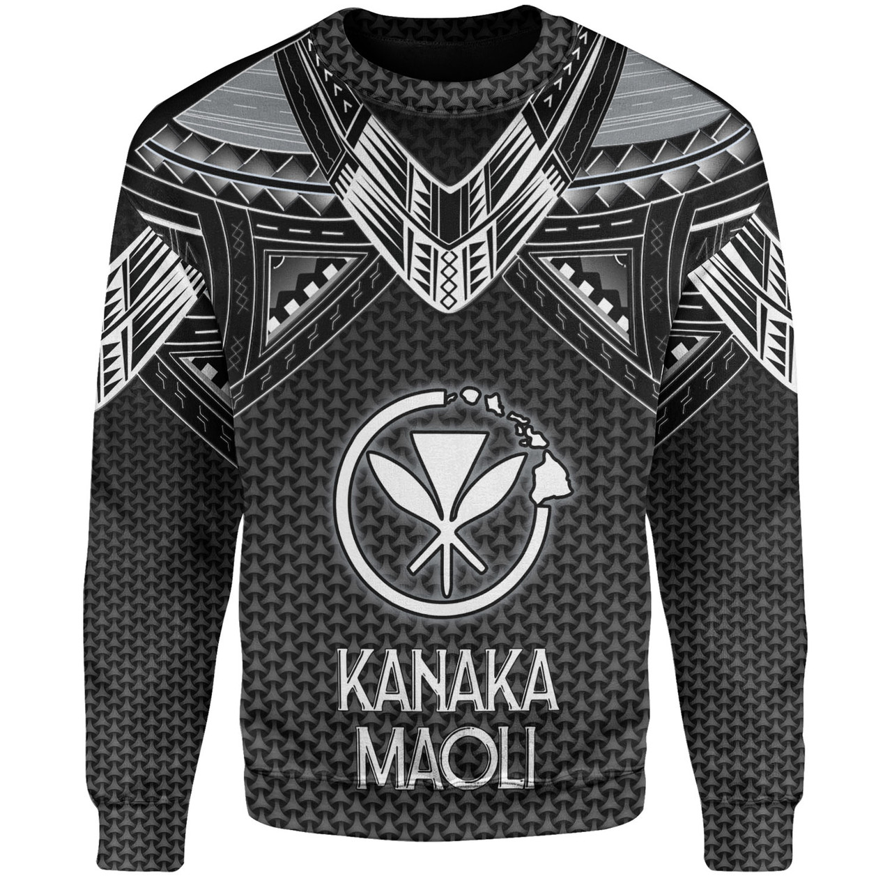 Hawaii Kanaka Maoli Custom Personalised Sweatshirt Polynesian Tribal Tattoo