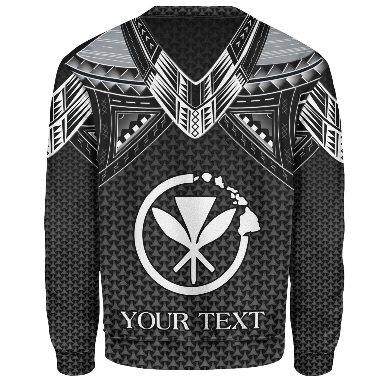 Hawaii Kanaka Maoli Custom Personalised Sweatshirt Polynesian Tribal Tattoo