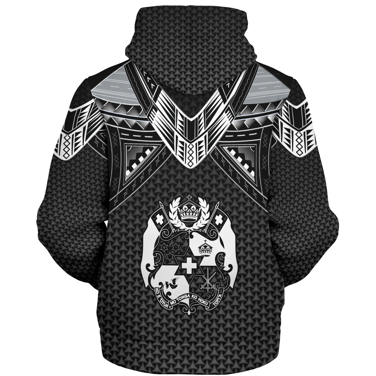 Tonga Custom Personalised Sherpa Hoodie Polynesian Tribal Tattoo