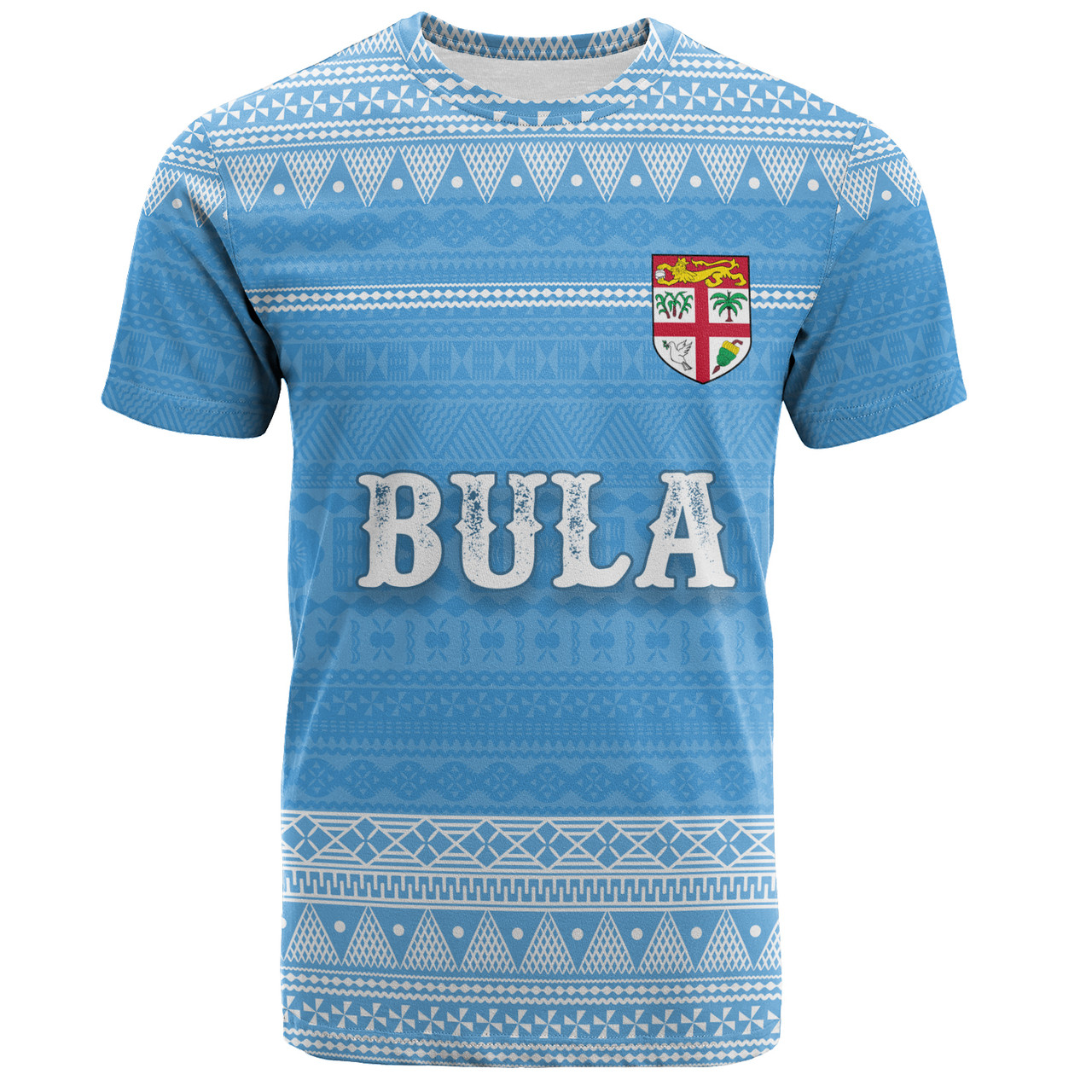 Fiji T-Shirt Bula Coat Of Arm Of Fiji Polynesian