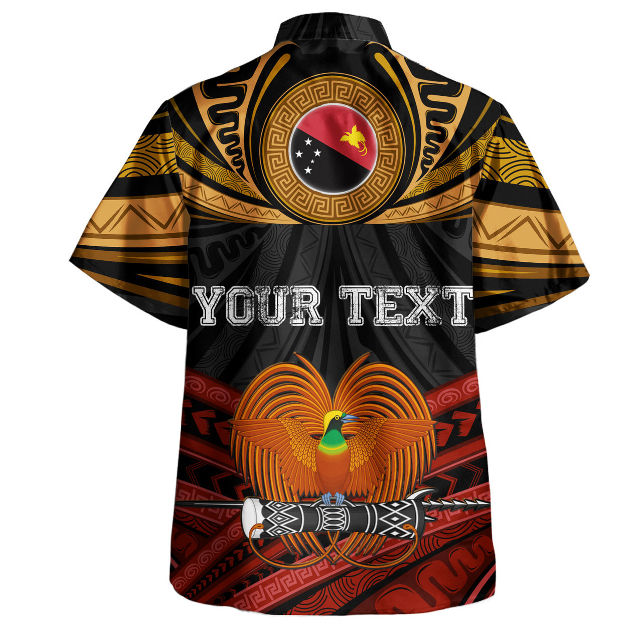 Papua New Guinea Custom Personalised Hawaiian Shirt Papua New Guinea Fabric Pattern Design