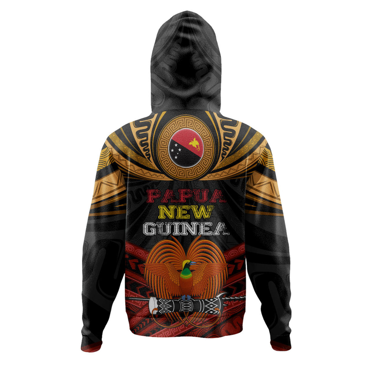 Papua New Guinea Custom Personalised Hoodie Papua New Guinea Fabric Pattern Design