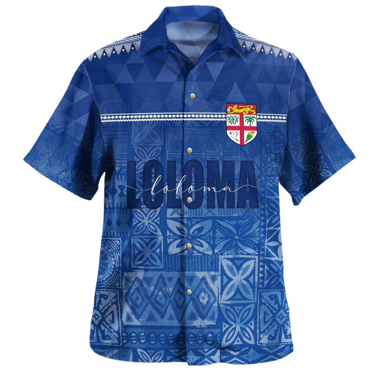 Fiji Hawaiian Shirt Loloma Fijian Love Polynesian