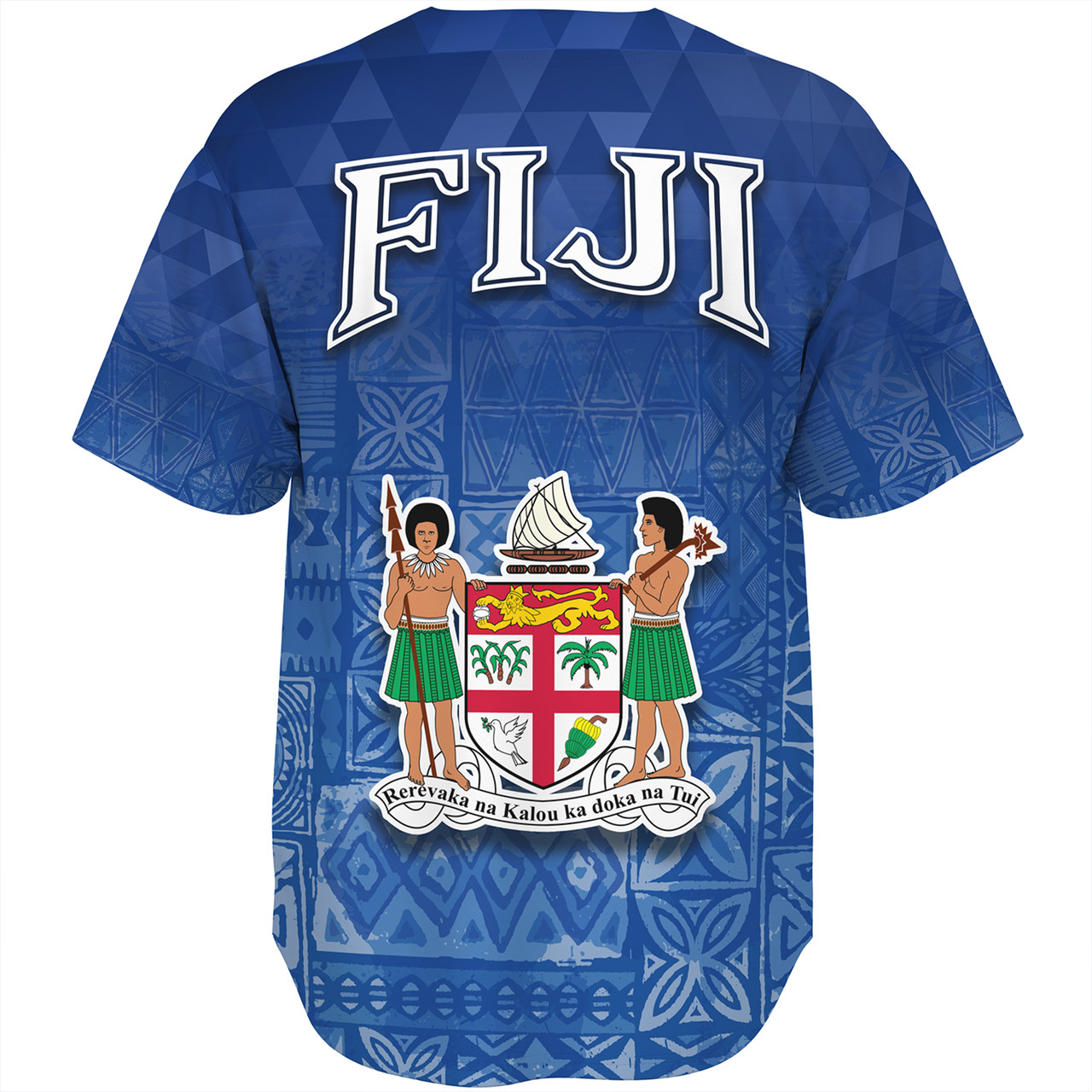 Fiji Baseball Shirt Loloma Fijian Love Polynesian